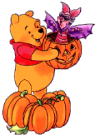 Pooh and Piglet Happy Halloween