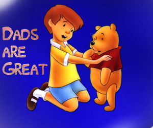 Pooh Dad  Clipart