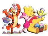 Pooh Easter Clipart