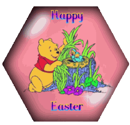 Pooh Easter Globe