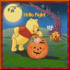 Pooh and Piglet Halloween
