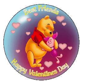 Pooh Valentines Days Clipart